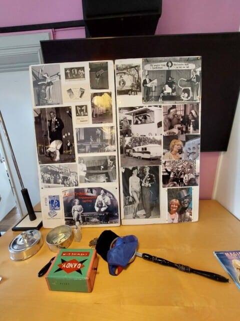 Billede af Aase Tribini Clausen's liv som børneartist og hendes far Professor Tribini