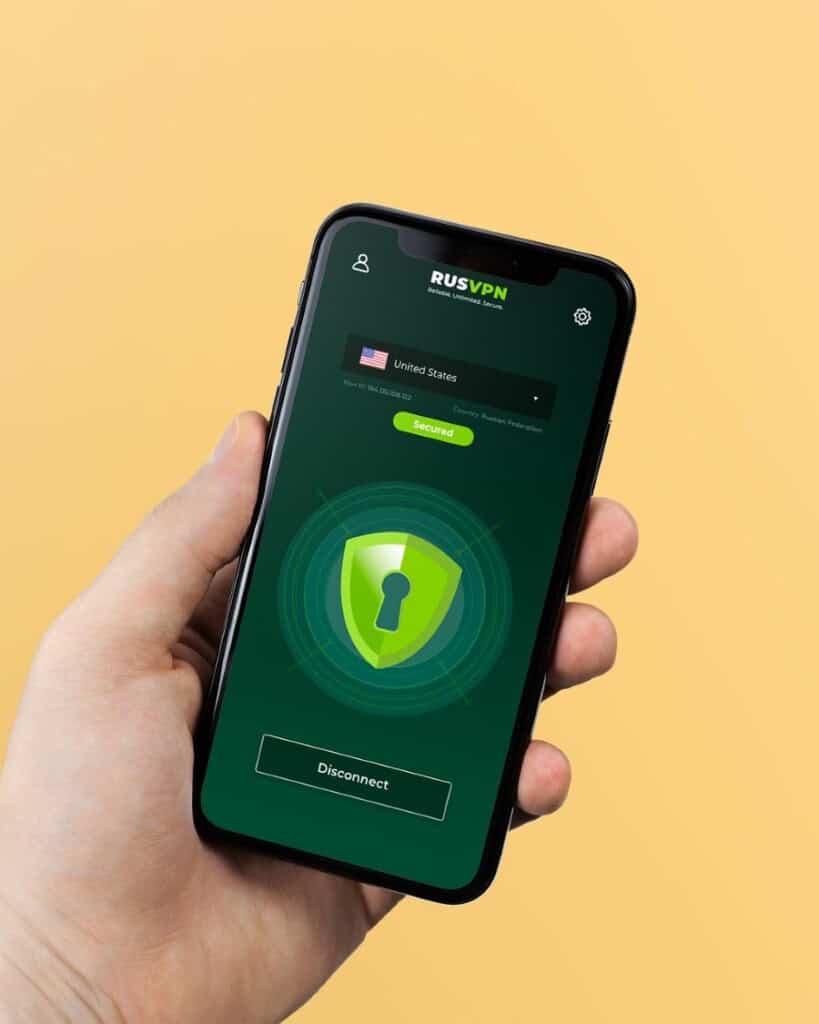 Foto af mobitelefon